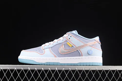 All categories Nk SB Dunk Series Nk SB Dunk Low low-top sneakers Unlon x Nk SB Dunk Low joint model sky blue SB smashed backboard fashion casual sneakers DJ9649-400